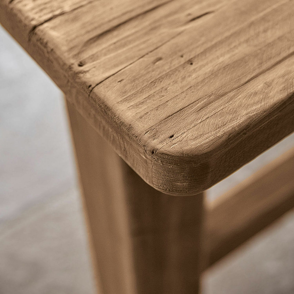 Table à manger LOBERON Oteley marron vieilli 240 cm — photo produit