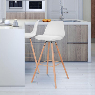 Lot de 4 tabourets Oslo Blanc