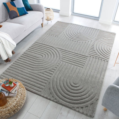 Tapis en laine Zen Garden Gris