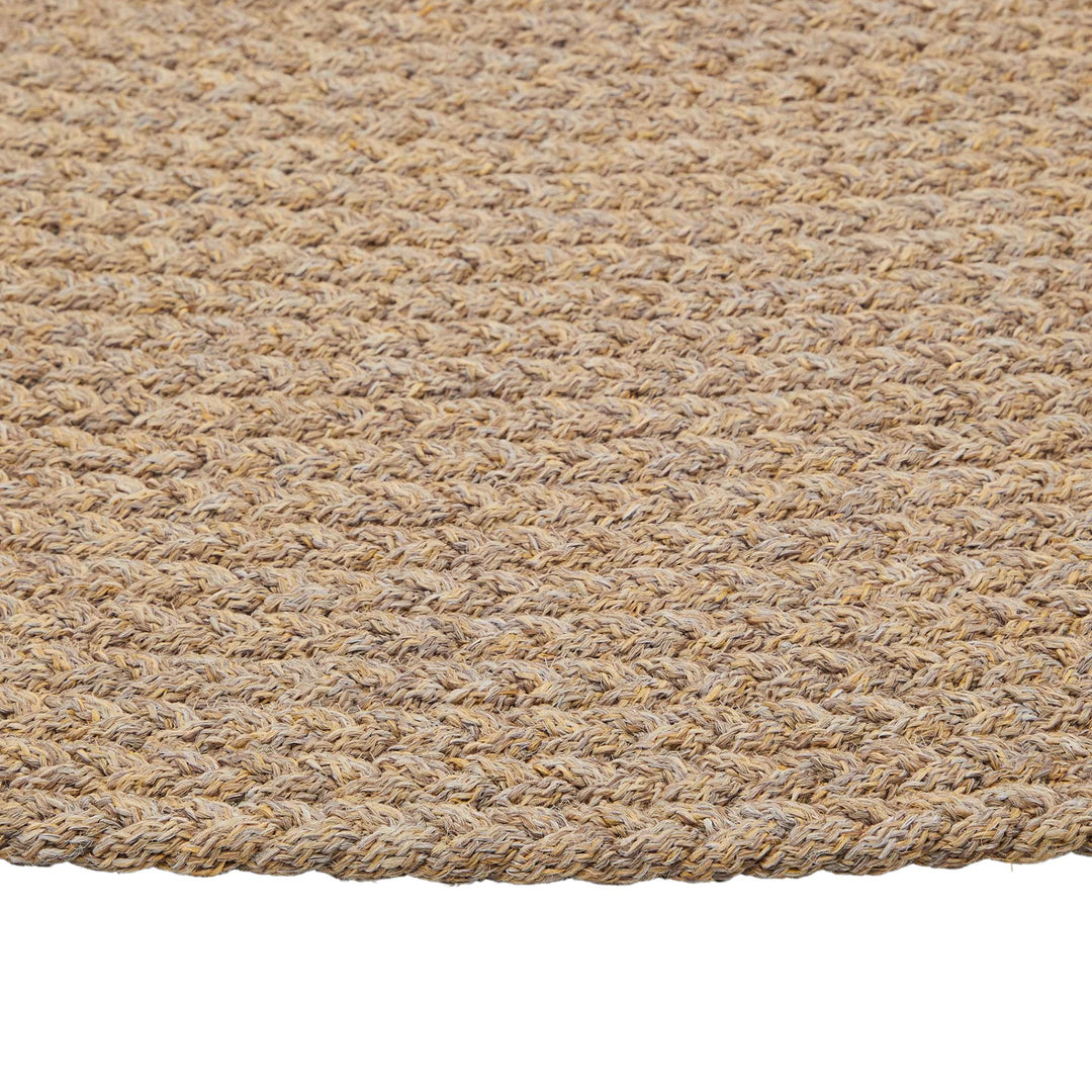 Tapis rond KAVE HOME Despas en fibres synthétiques beige Ø200cm