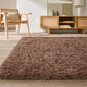 Tapis shaggy poils longs MAOTA marron LA REDOUTE INTERIEURS 200x290cm