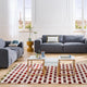 Tapis tufté en laine Design by Floriane Jacques 170x240cm Bertin Bordeaux