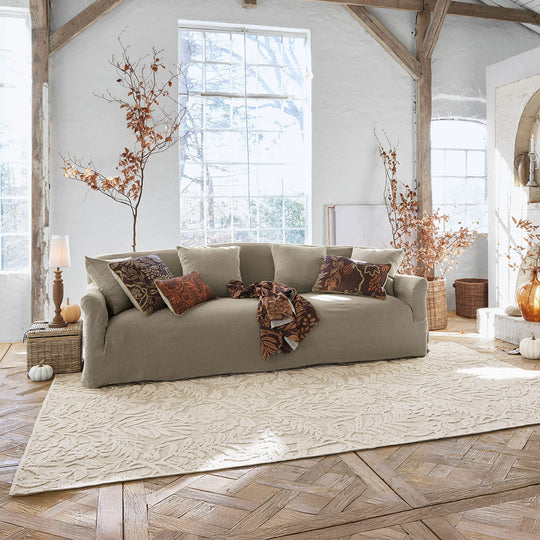 Tapis LOBERON Azimra 200x300 cm blanc marron clair — photo produit