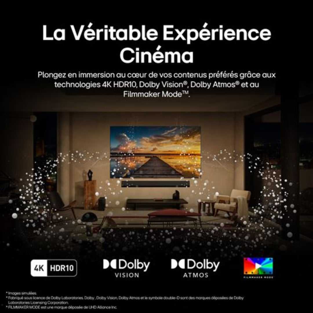 Téléviseur LG Evo OLED77G5 195 cm 4K UHD 2025