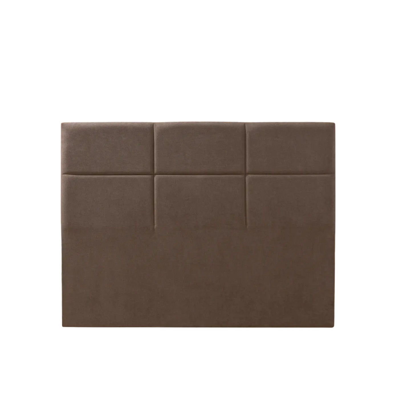 Tete de lit EPEDA 180cm déco carré tissé Taupe