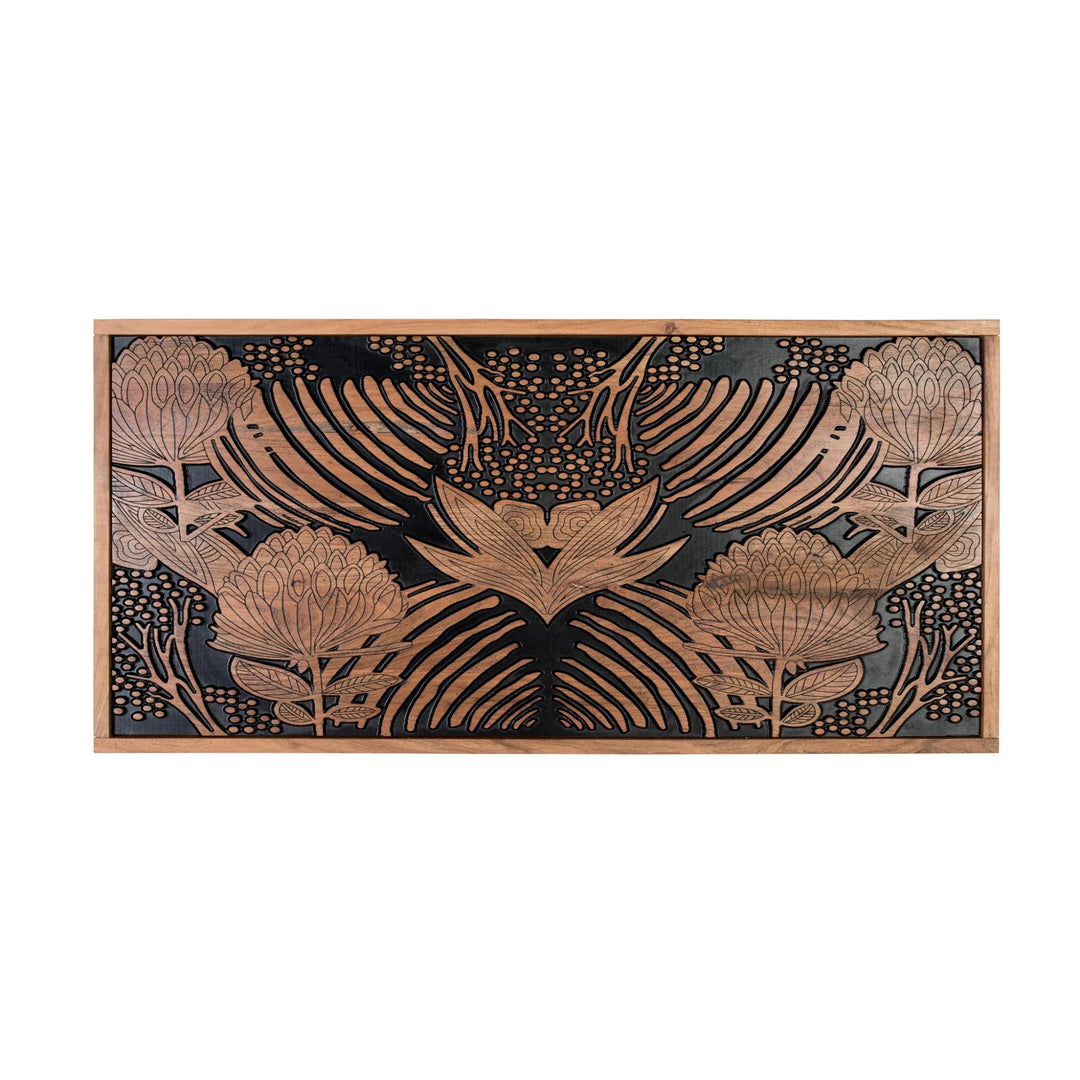 Tête de lit GINER Y COLOMER Tropicana 160 cm bois sculpté