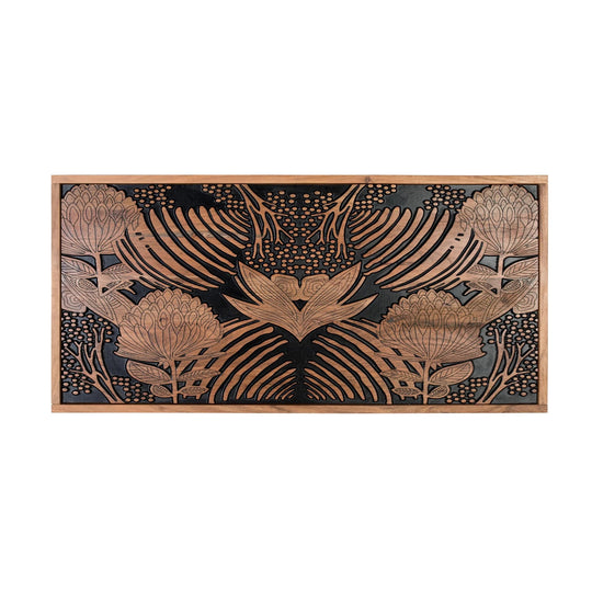 Tête de lit GINER Y COLOMER Tropicana 160 cm bois sculpté