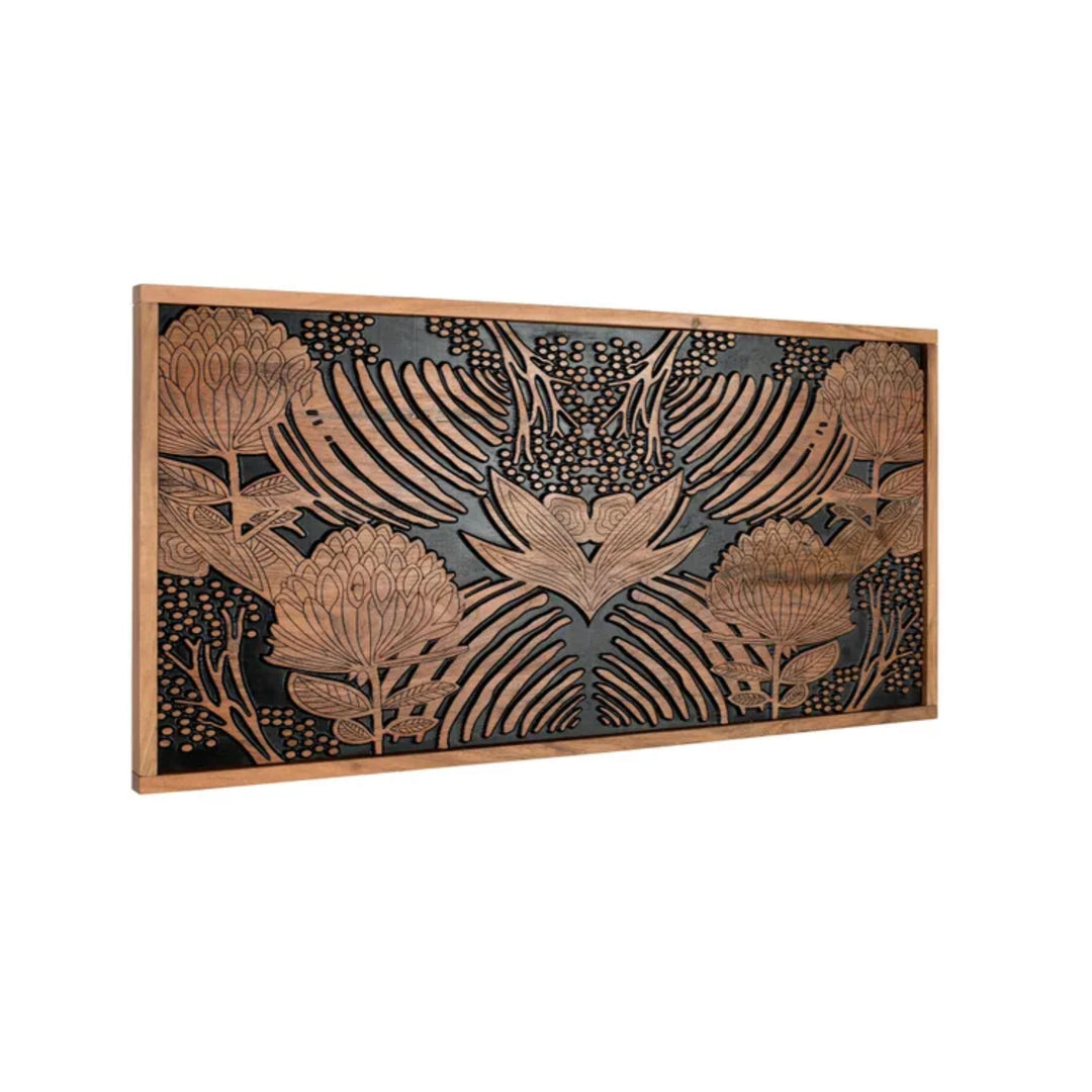 Tête de lit GINER Y COLOMER Tropicana 160 cm bois sculpté