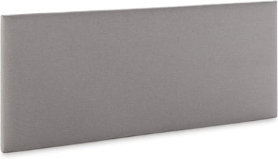 Tête de lit en tissu gris clair Aura 150x60cm