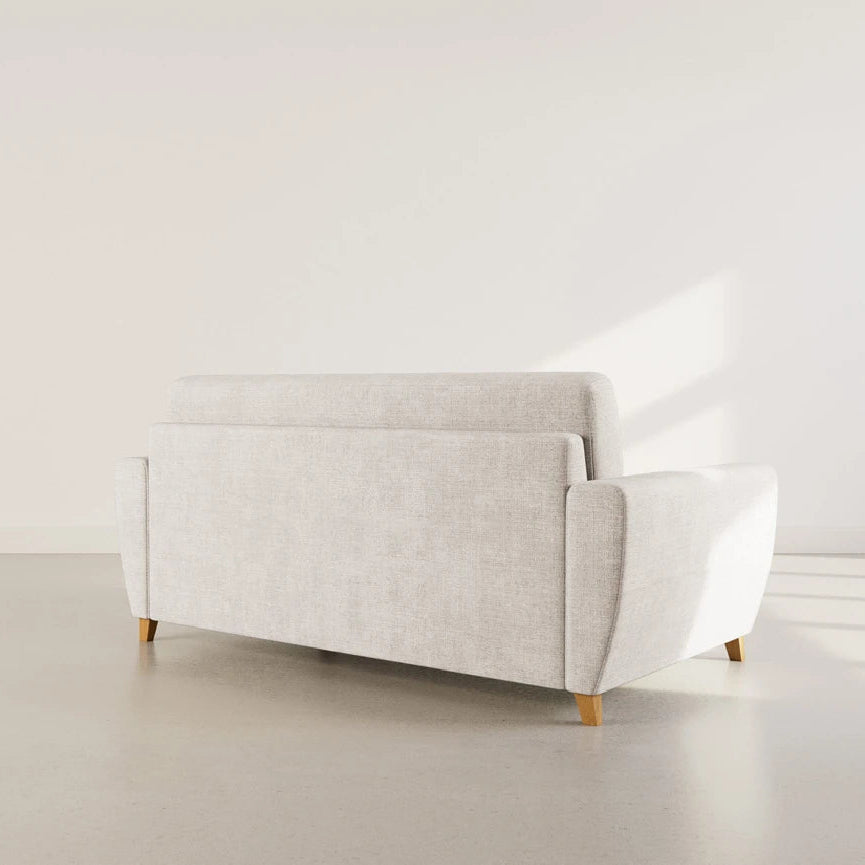 Canapé lit 3 places BESTMOBILIER Thibault 140 cm beige — photo produit