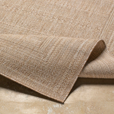 Tapis d'Extérieur/Intérieur Aspect Jute Beige/Ivoire Khoy