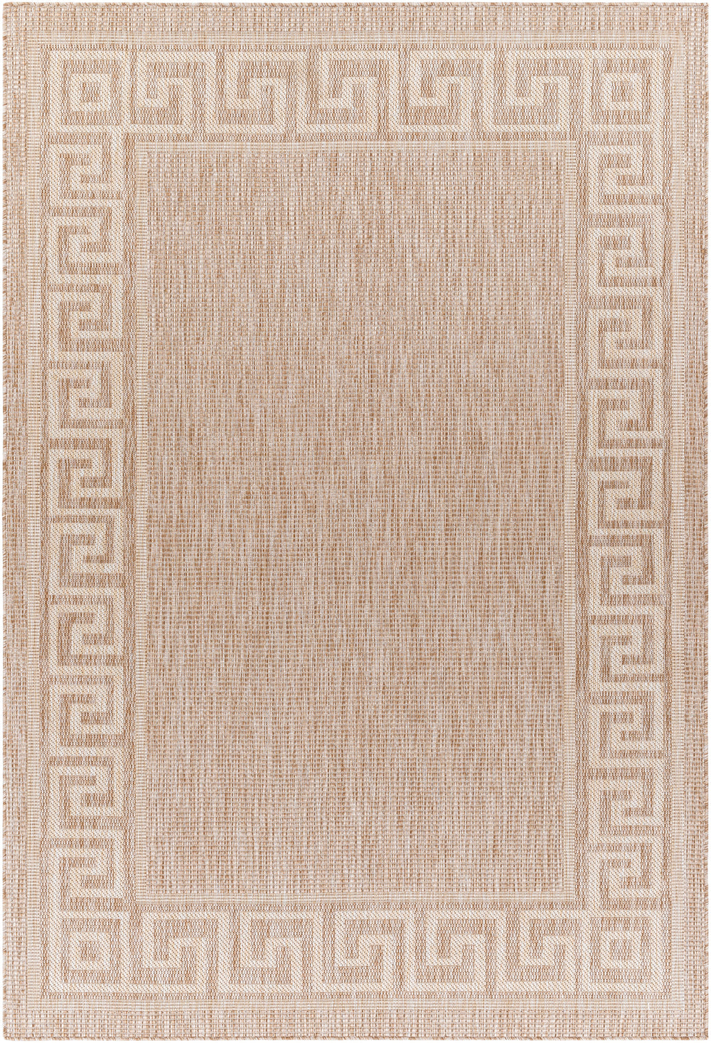 Tapis d'Extérieur/Intérieur Aspect Jute Beige/Ivoire 6 Athens