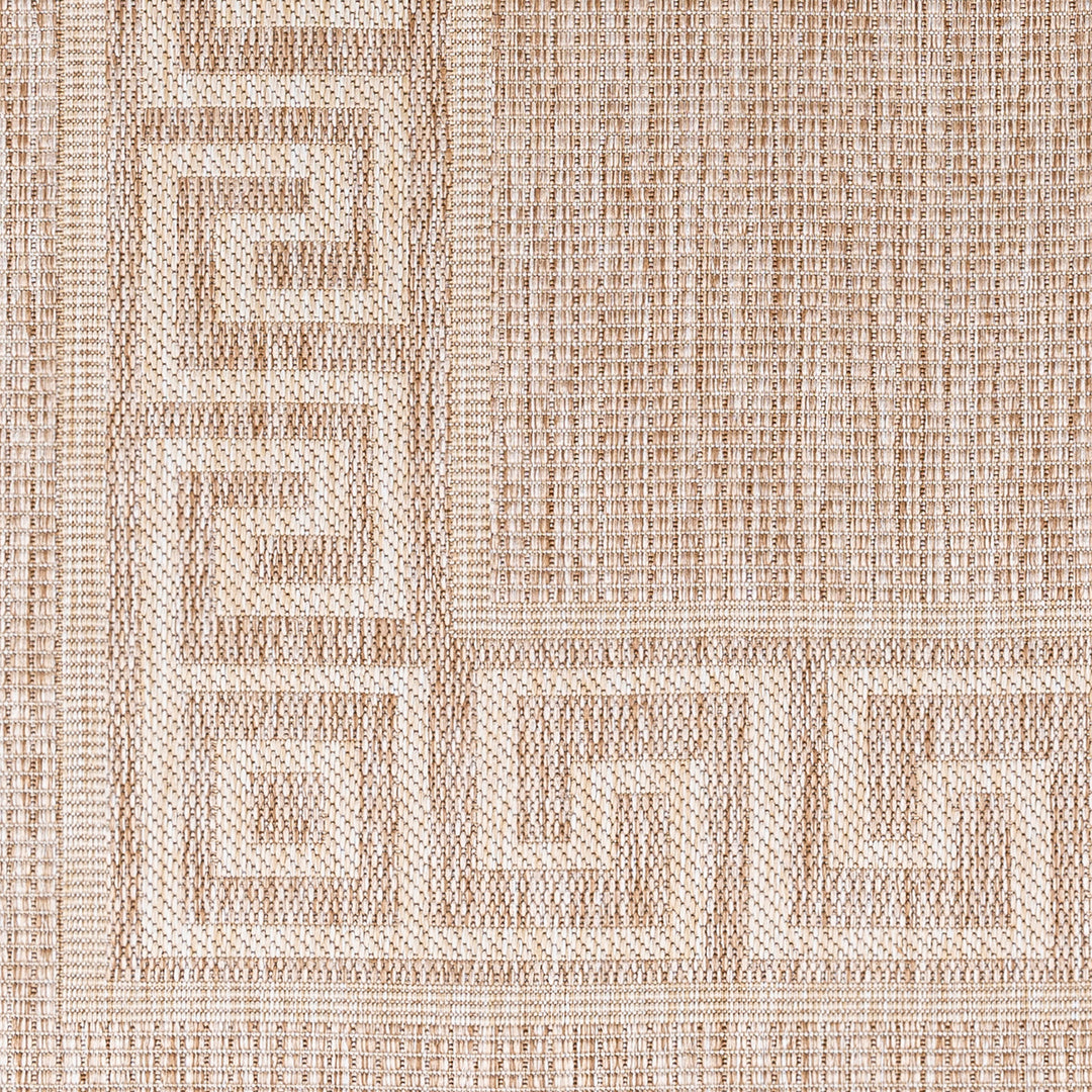 Tapis d'Extérieur/Intérieur Aspect Jute Beige/Ivoire 6 Athens