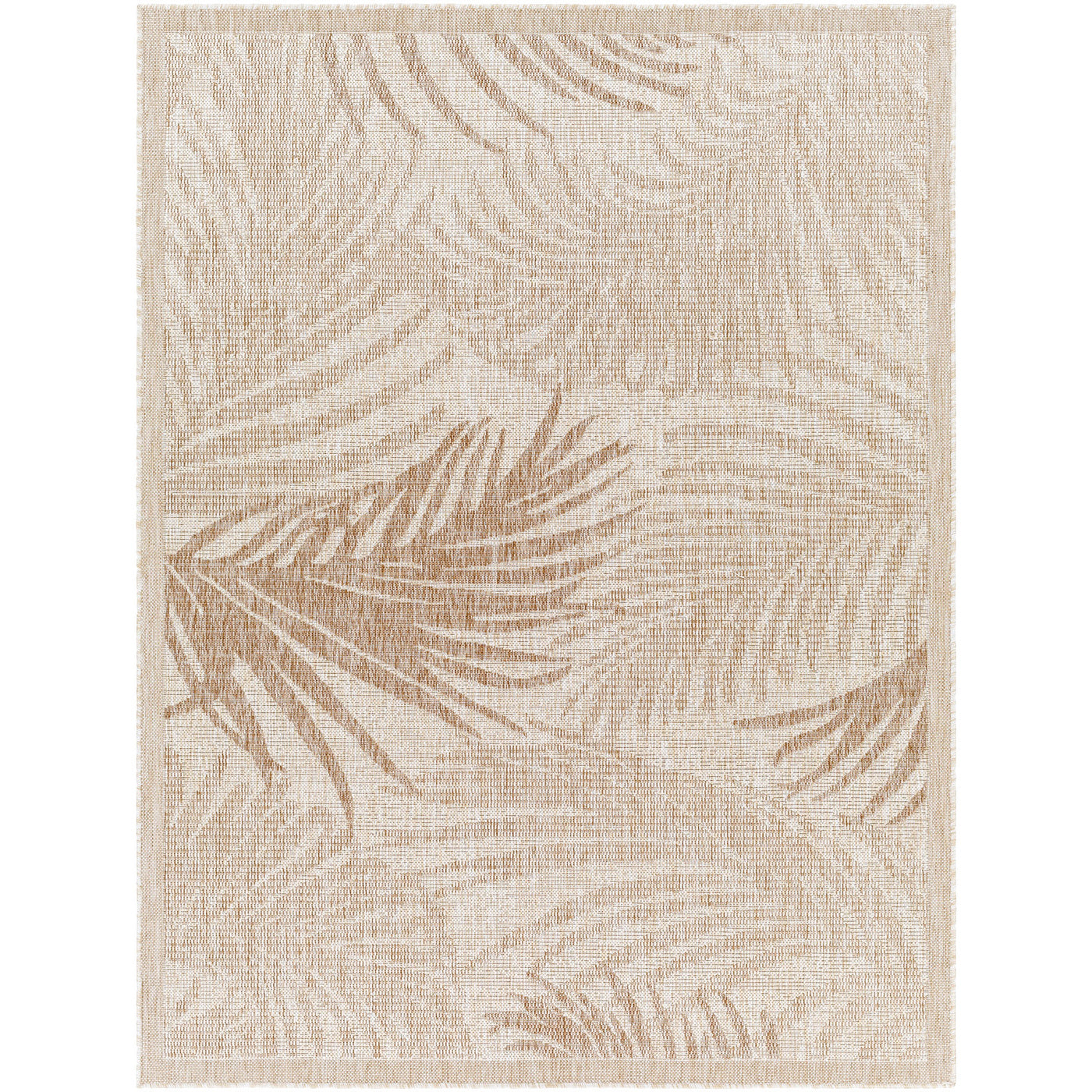 LINZ Tapis d'Extérieur/Intérieur Aspect Jute Beige/Ivoire 200x275