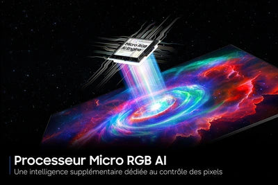 Téléviseur SAMSUNG TMR55R85H Micro RGB 55 pouces — photo produit