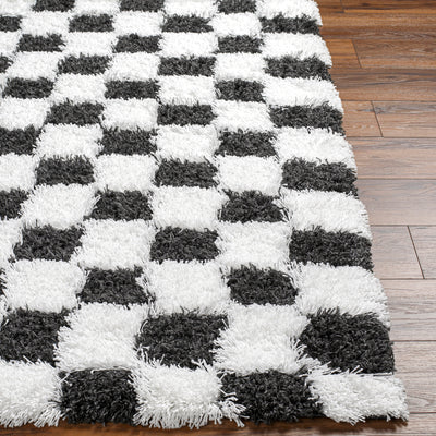 Tapis Shaggy à Carreaux Dewas