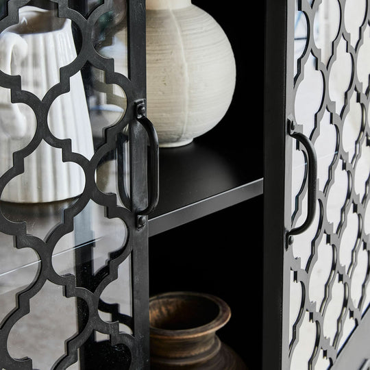 Vitrine LOBERON Astralon noir vieilli — photo produit