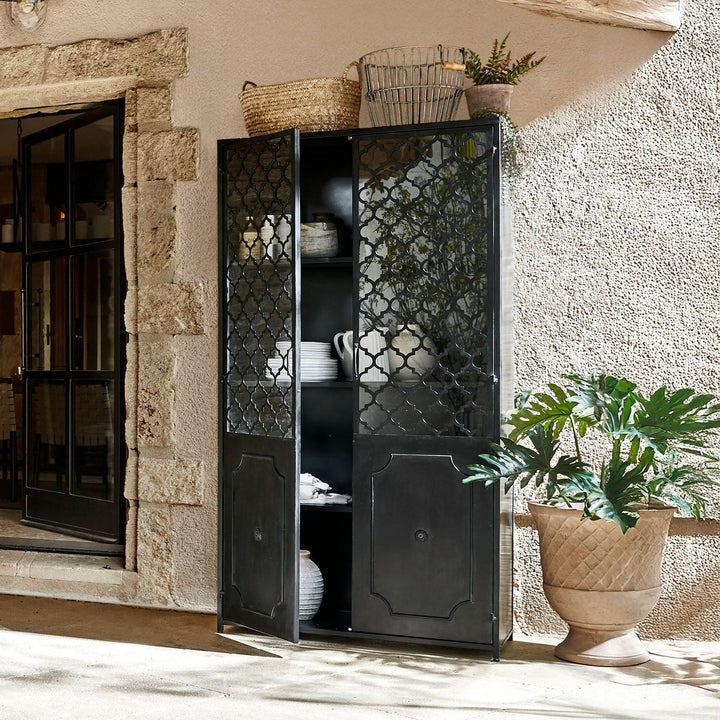 Vitrine LOBERON Astralon noir vieilli — photo produit
