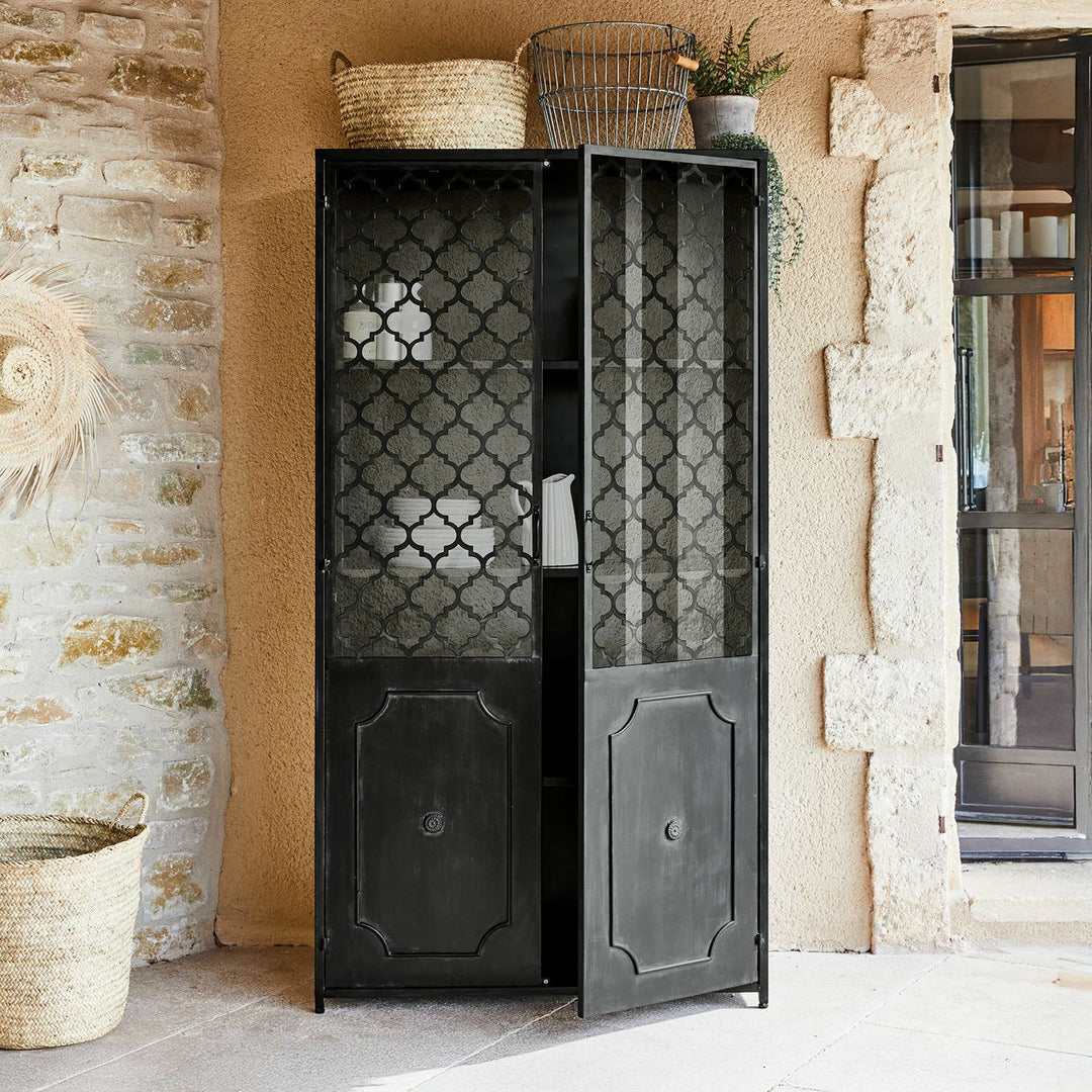 Vitrine LOBERON Astralon noir vieilli — photo produit
