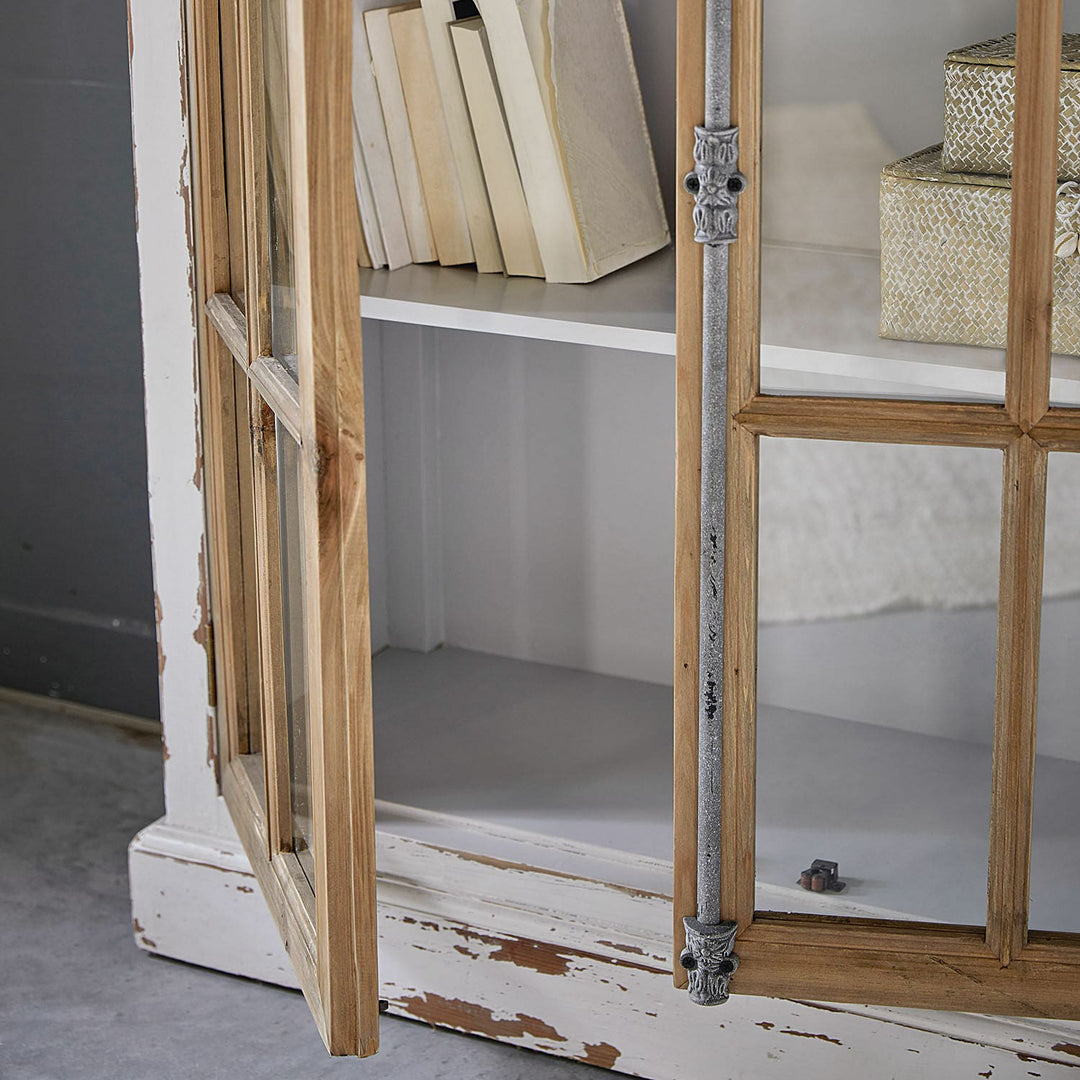Vitrine Loberon Philippe bois gris — photo produit