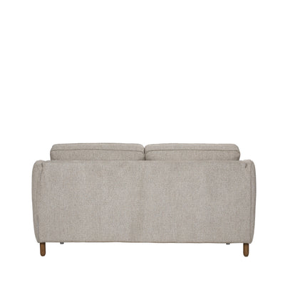 Canapé convertible DRAWER Vornay express 3 places en velours Naturel Chiné