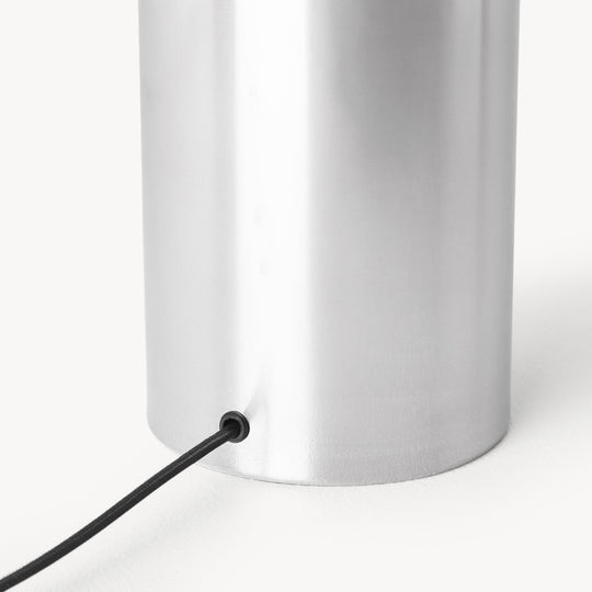 Lampadaire rétro WESTWING Walter gris chrome brillant