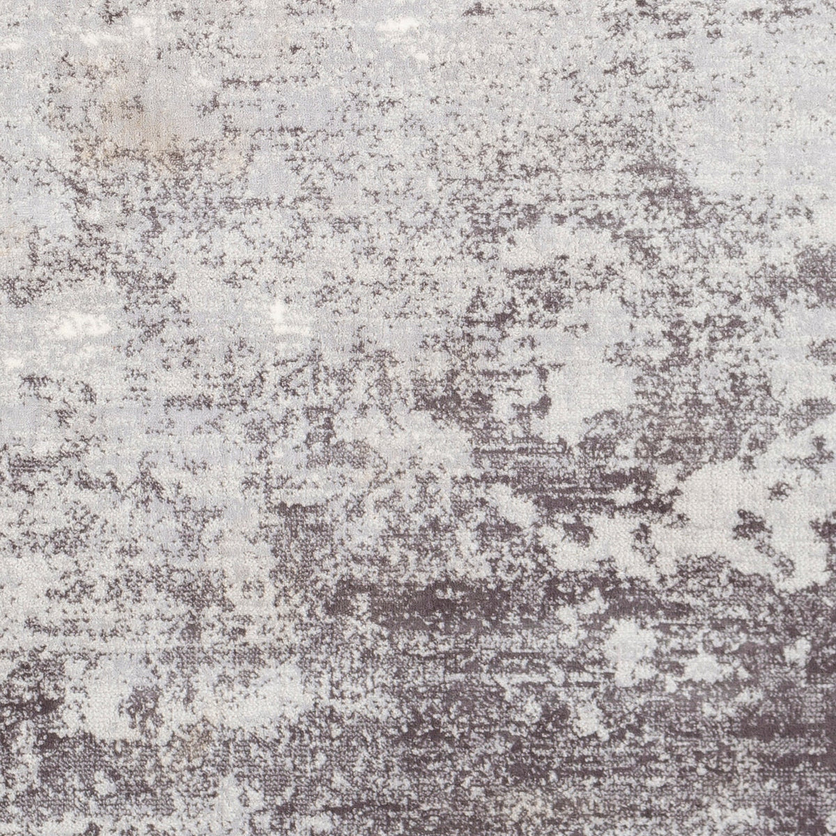 Tapis de couloir SURYA Bangkok abstrait moderne, motif patiné, gris, blanc et anthracite, vue 7