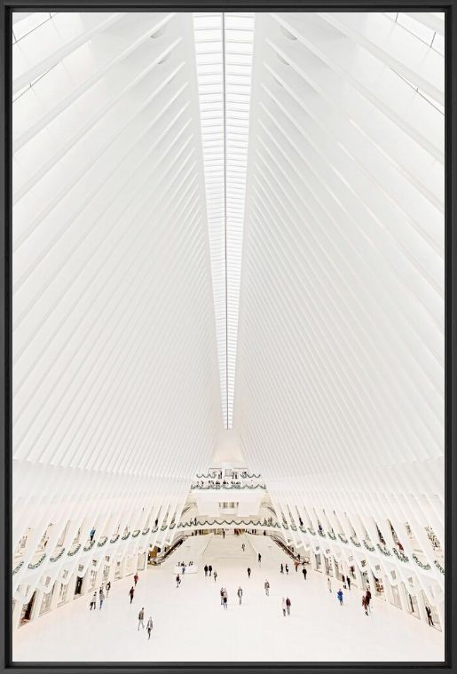 Tableau Yellow Korner World Trade Center MTA Train Station de Bernhard HARTMANN