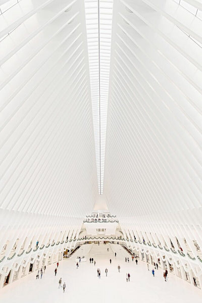 Tableau Yellow Korner World Trade Center MTA Train Station de Bernhard HARTMANN